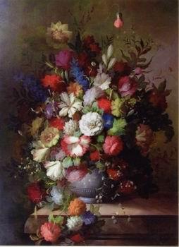 unknow artist Floral, beautiful classical still life of flowers.084 oil painting image